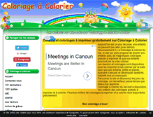 Tablet Screenshot of coloriageacolorier.net