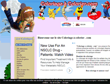 Tablet Screenshot of coloriageacolorier.com